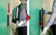 画像10: 【12〜32型対応】VESA規格対応テレビ壁掛け金具 角度固定薄型 - LCD-111【VESA(横×縦)：75×75/100×100/100×200/200×100/200×200mm】 (10)