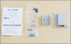 画像9: 【12〜32型対応】VESA規格対応テレビ壁掛け金具 上下角度調節付き - LCD-112【VESA(横×縦)：75×75/100×100mm】 (9)