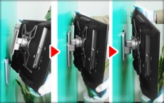 画像12: 【22〜40型対応】VESA規格対応テレビ壁掛け金具 自由角度調節アームタイプ - LCD-2601【VESA75x75,100x100,200x100,200x200対応】 (12)