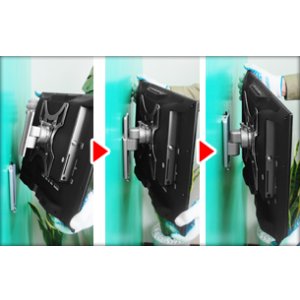 画像12: 【22〜40型対応】VESA規格対応テレビ壁掛け金具 自由角度調節アームタイプ - LCD-2601【VESA75x75,100x100,200x100,200x200対応】