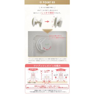画像5: テレビ 壁掛け 金具 賃貸 壁掛け金具 壁掛けテレビ テレビ金具 テレビ壁掛金具 オプションパーツ ワンプッシュ プッシュピン OP-PIN4