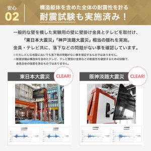 画像7: 【37〜75型対応】汎用テレビ壁掛け金具 上下角度調節 - PLB-117M