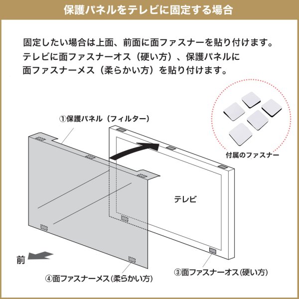 液晶テレビ保護パネル（50インチ/50型）透明カバー 保護フィルム CRT