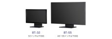 画像2: 【送料無料】国産テレビスタンド 40-55インチ対応 卓上型業務用ディスプレイスタンド(BT-55) (2)