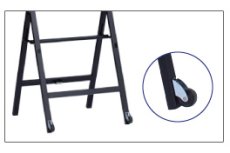 画像6: 【送料無料】国産モニタースタンド 40〜50型対応 デジタルサイネージ用イーゼルスタンド(DSE-50) (6)