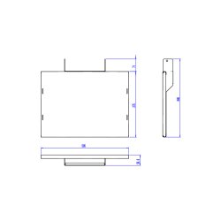 画像2: ハイポジションスタンド オプション棚板(HP-ST01)