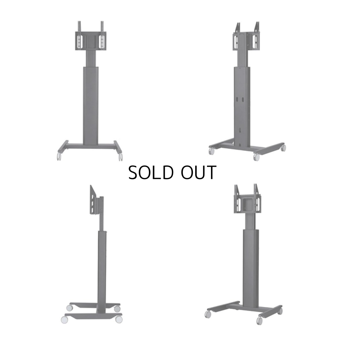 画像4: 【送料無料】国産テレビスタンド 40-55インチ対応 ハイポジションスタンド スタンダード(HS-4055) (4)