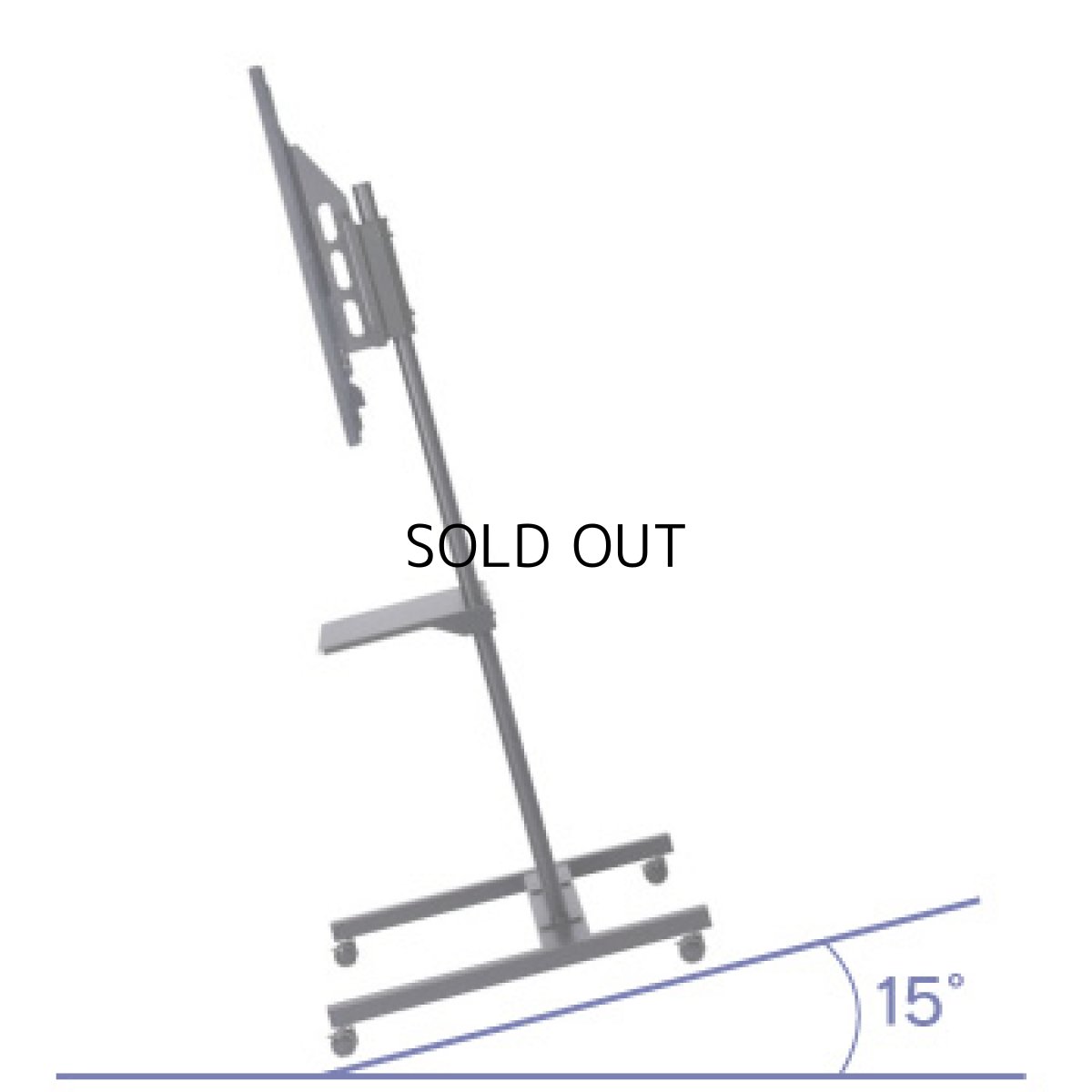 画像4: 【送料無料】国産テレビスタンド 移動式テレビスタンド(LPS-K55) (4)