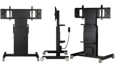 画像3: 【送料無料】国産テレビスタンド 電子黒板用電動昇降装置付スタンド (MH-6070) (3)