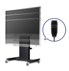 画像4: 【送料無料】国産テレビスタンド 電子黒板用電動昇降装置付スタンド (MH-6070) (4)