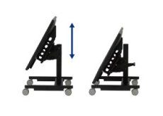 画像4: 【送料無料】国産テレビスタンド 32-55インチ対応 モニタワーロースタンド(ML-3255) (4)