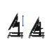 画像4: 【送料無料】国産テレビスタンド 32-55インチ対応 モニタワーロースタンド(ML-3255)