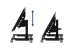画像4: 【送料無料】国産テレビスタンド 32-55インチ対応 モニタワーロースタンド(ML-3255) (4)
