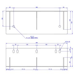 画像2: モニタワー専用オプション アンカー固定金具(MS-AL21)