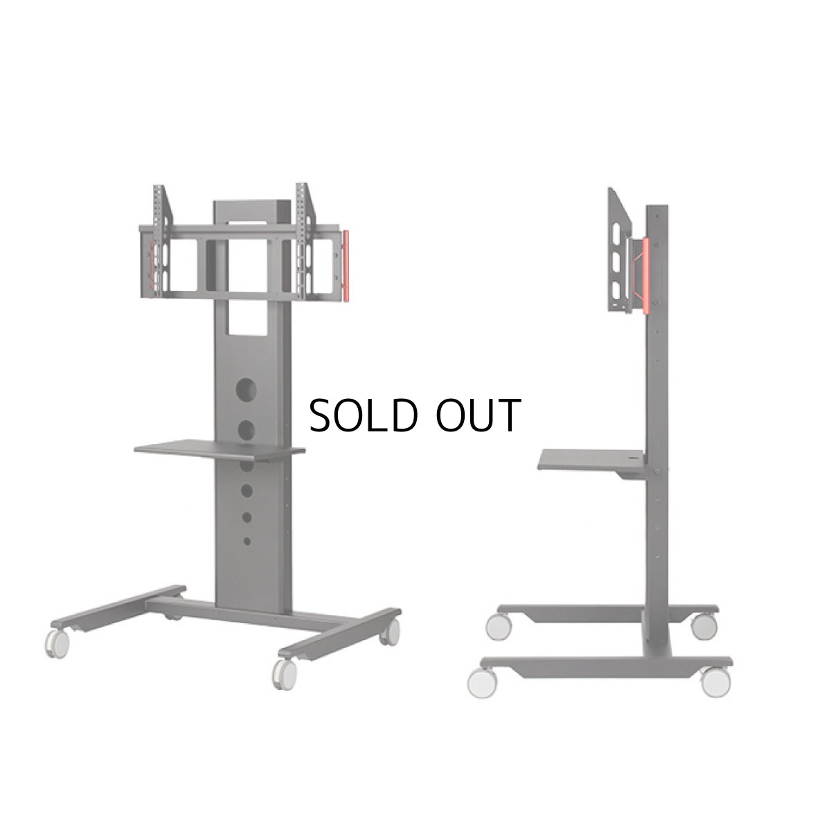 画像3: 【送料無料】国産テレビスタンド 70-90インチ対応 モニタワーラージ (3)