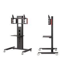 画像3: 【送料無料】国産テレビスタンド 70-90インチ対応 モニタワーラージ (3)