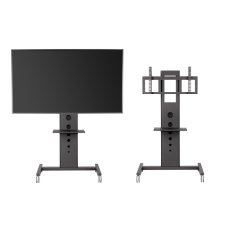 画像4: 【送料無料】国産テレビスタンド 70-90インチ対応 モニタワーラージ (4)