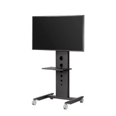 画像2: 【送料無料】国産テレビスタンド 40-65インチ対応 モニタワーレギュラー (2)