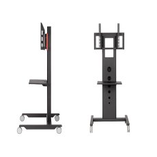 画像3: 【送料無料】国産テレビスタンド 40-65インチ対応 モニタワーレギュラー (3)