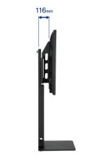 画像4: 【送料無料】国産テレビスタンド 37-55インチ対応 モニタワー壁寄せスタンド(MW-3755) (4)