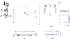 画像2: モニタワー専用オプション キーボート棚板(OP-KB01) (2)