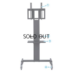 画像5: 【送料無料】国産テレビスタンド 40-55インチ対応 折りたたみスタンド(OS-4055)