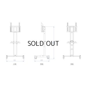 画像6: 【送料無料】国産テレビスタンド 40-55インチ対応 折りたたみスタンド(OS-4055)