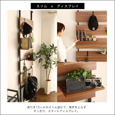 画像10: 【送料無料】突っ張り木板ラダーラック（幅60cm）【Escala-エスカーラ-】【代引不可】メーカー出荷 (10)