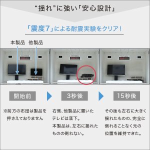 画像10: 【送料無料】壁寄せテレビスタンド 固定/ロータイプ【代引不可】メーカー出荷