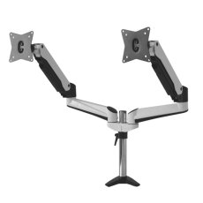 画像1: 【15〜27型対応】スタイリッシュシリーズ  モニターアーム 上下高さ調節フリーアーム - PRM-GA24W (1)