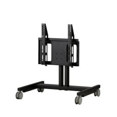 画像1: 【送料無料】国産テレビスタンド 32-55インチ対応 モニタワーロースタンド(ML-3255) (1)