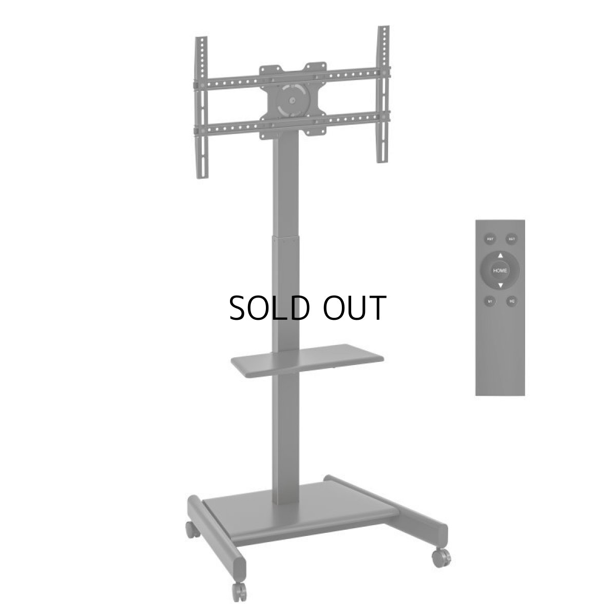 画像4: 【 WINTER SALE開催中！】【32〜65型対応】 電動昇降機能付き テレビスタンド  - ERT-23RD (4)