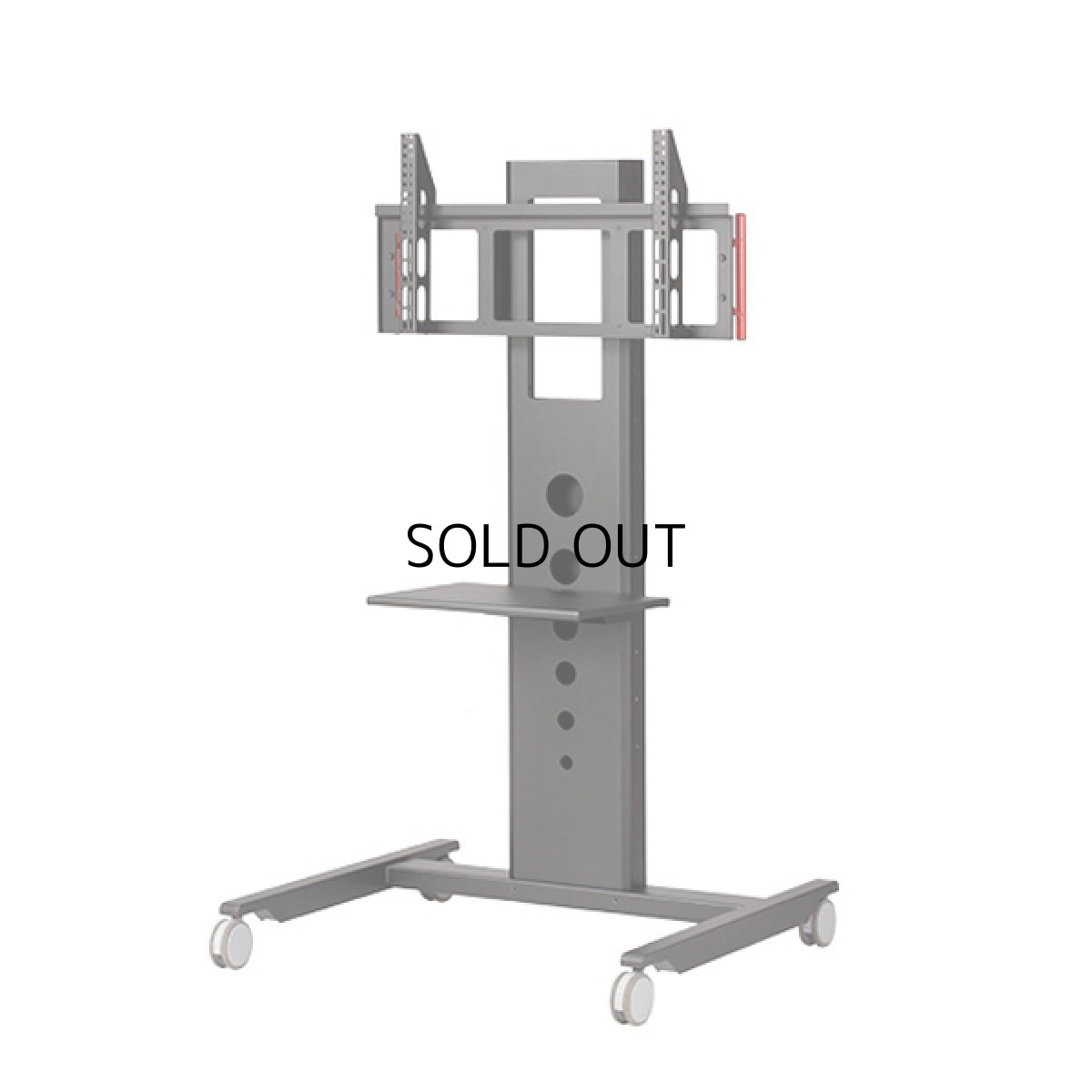 画像1: 【送料無料】国産テレビスタンド 70-90インチ対応 モニタワーラージ (1)