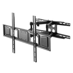 画像1: 【32〜70型対応】汎用テレビ壁掛け金具 上下左右調節可能ダブルアーム - PLB-FLX64
