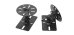 画像3: 汎用/小・中型スピーカー壁掛け＆天吊り金具　２本１組（ペア） - SWB-101 (3)