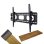 画像1: 賃貸でもOK！【37〜65型対応】テレビ壁掛け金具・DIAWALL・ディアウォール・2ｘ4材・棚板セット【ウッディ】WDY-117MR12 (1)