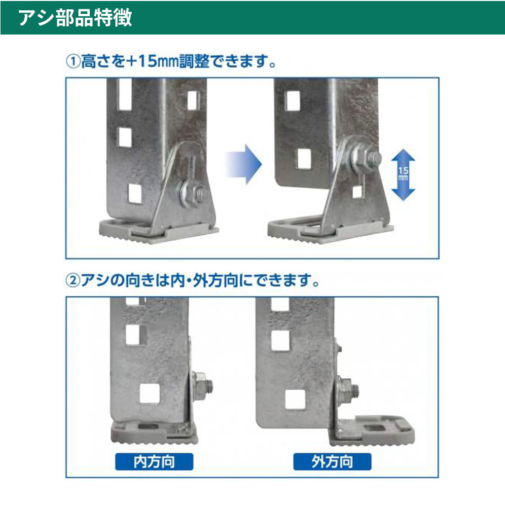 エアコン架台C-NZJ-2アシ部品特徴