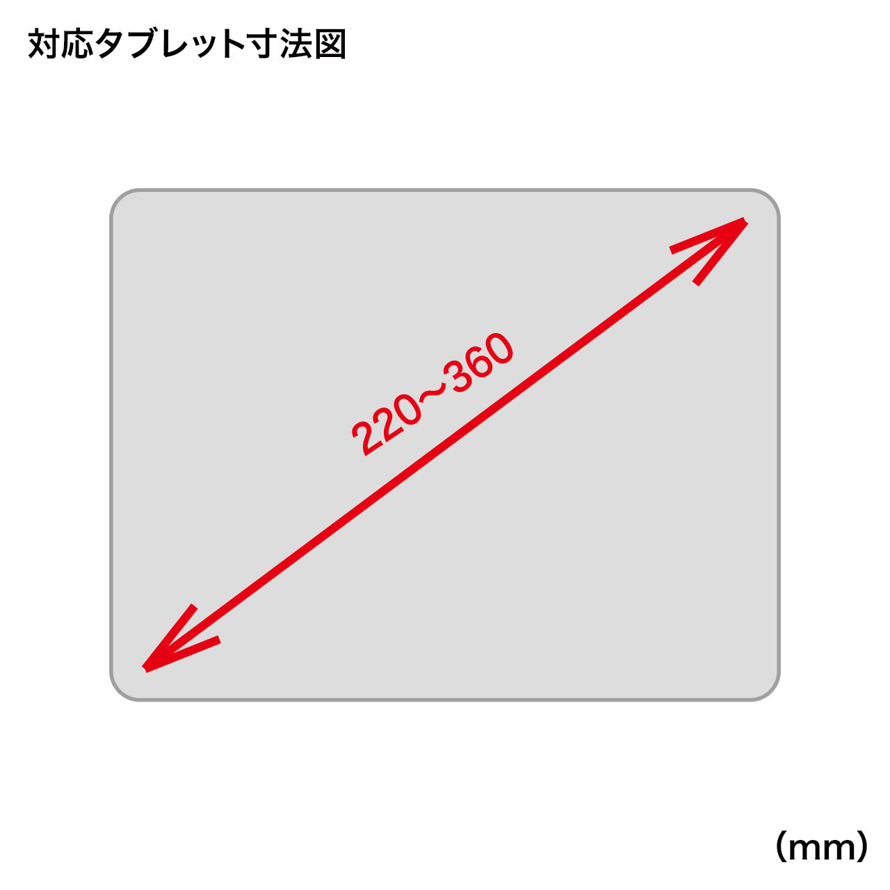 7〜13インチ対応iPad・タブレットステージ　CR-LATAB25