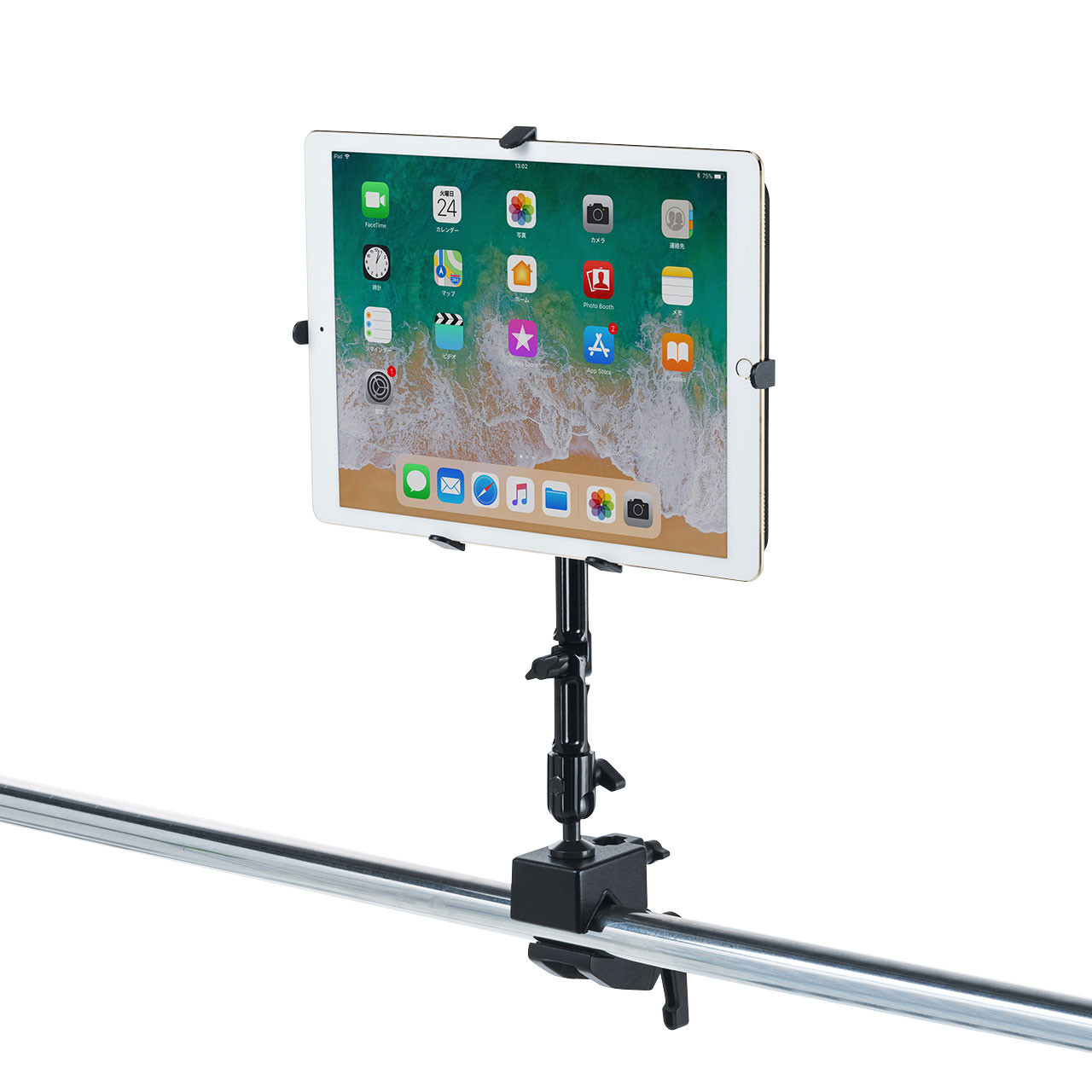 9.7〜13インチ対応iPad・タブレット用支柱取付けアーム　CR-LATAB27