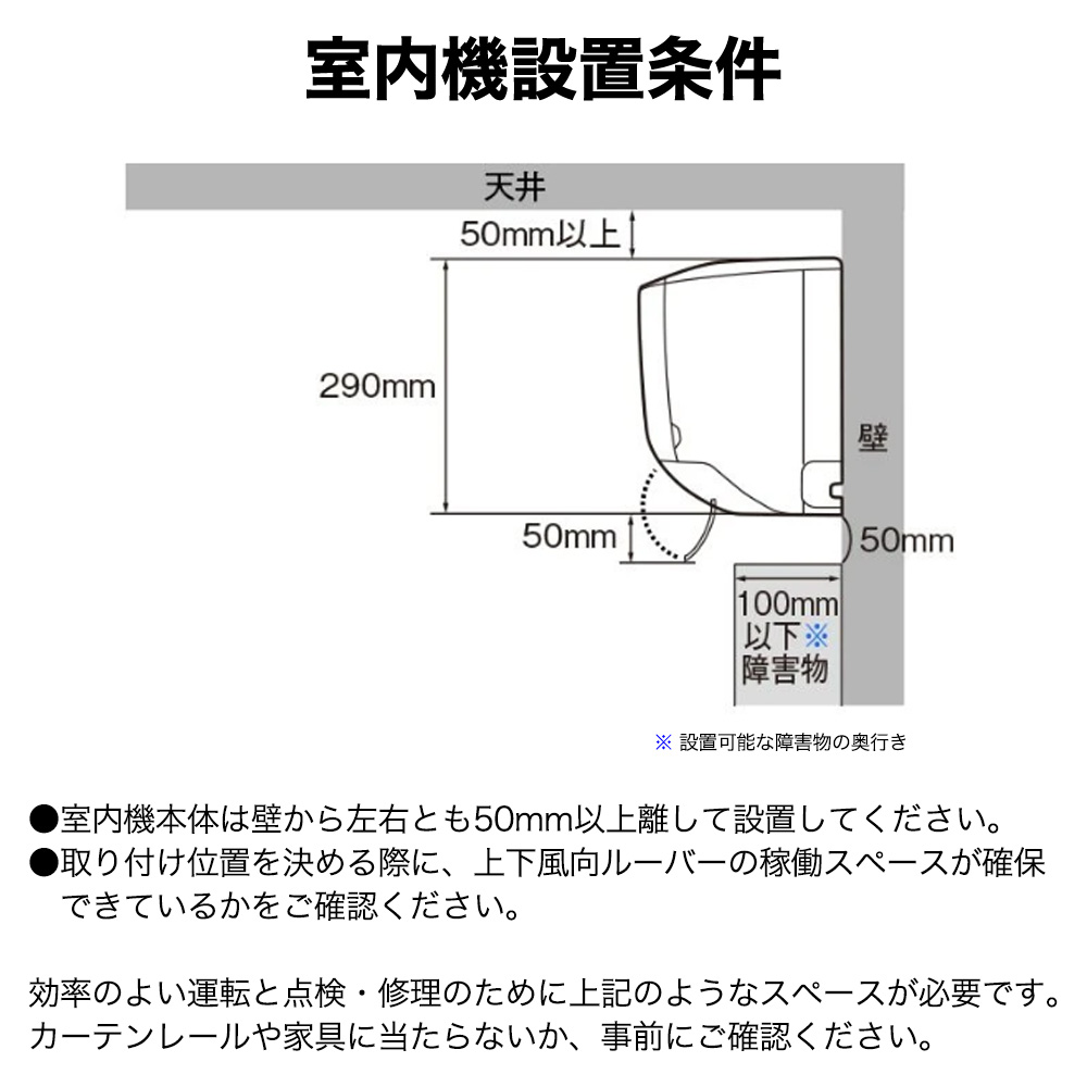 設置条件