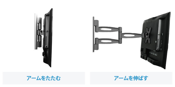 アームの調整