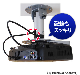 配線もスッキリ