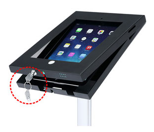 セキュリティボックス付きipadスタンド Cr Lastip15 テレビ壁掛け金具専門店のエース オブ パーツ