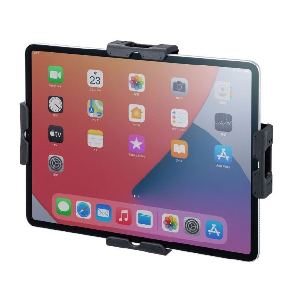画像2: タブレット スタンド ipad ホルダー 鍵付き 10-13インチ 厚さ30mm対応iPad・タブレット用鍵付きVESA取付けホルダー CR-LATAB30 (2)