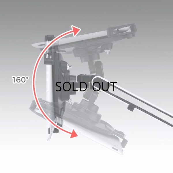 画像7: 【送料無料】タブレット スタンド ipad ホルダー アーム クランプ式 7〜11インチ対応iPad・タブレット用アーム（クランプ式・2本アーム） CR-LATAB9 (7)