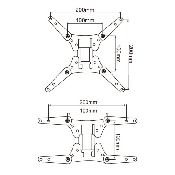 画像5: VESA拡張アタッチメント adaptor-1　テレビ壁掛け金具　壁掛けテレビ (5)