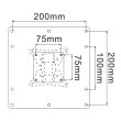 画像5: VESA拡張アタッチメント adaptor-2　テレビ壁掛け金具　壁掛けテレビ (5)