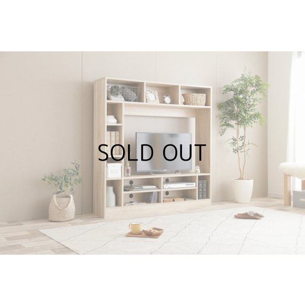 画像3: 【送料無料】テレビ台 ハイタイプ テレビボード 壁寄せ 壁寄せテレビ おしゃれ 壁面収納 送料無料 134003 (3)