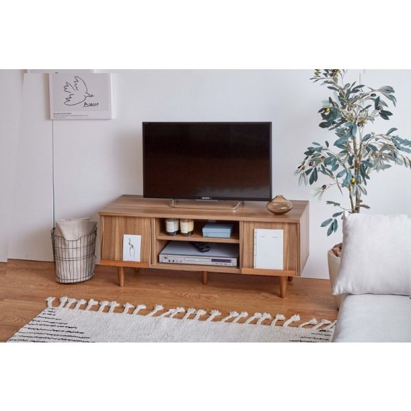 画像3: 【送料無料】テレビ台 ローボード テレビボード 壁寄せ 壁寄せテレビ おしゃれ 送料無料 134012 (3)