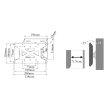 画像8: 【12〜26型対応】VESA規格対応テレビ壁掛け金具 上下角度調節付き - LCD-109【VESA(横×縦)：75×75/100×100/200×100mm】 (8)